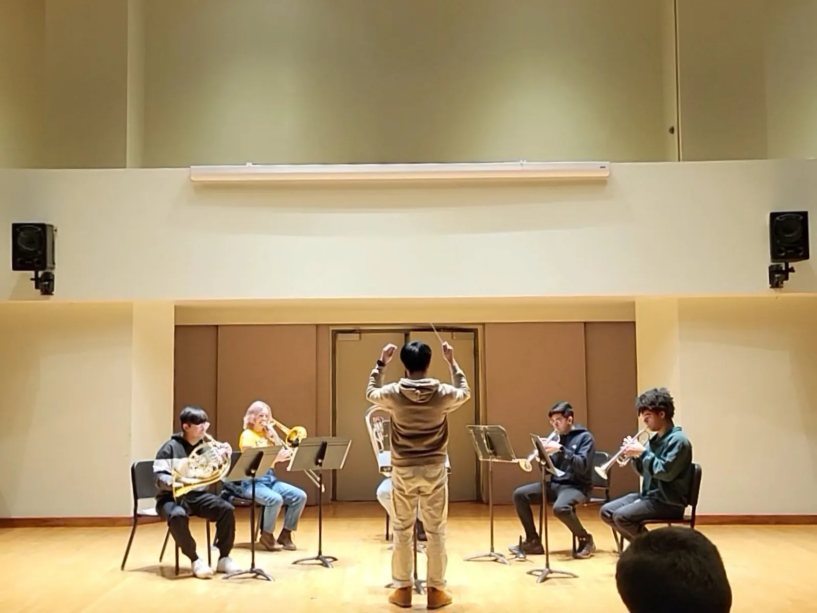 Conducting in Orchestration Class